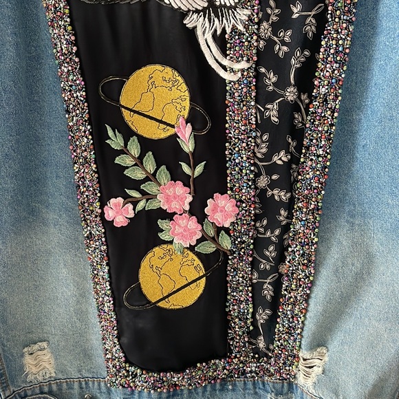 Sundays One of a kind Jean distressed Jacket - Picture 8 of 11